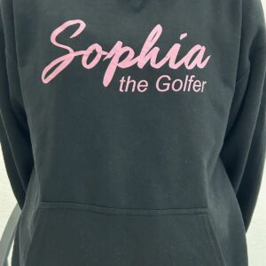 Sophia the Golfer Hoodie (Pink)