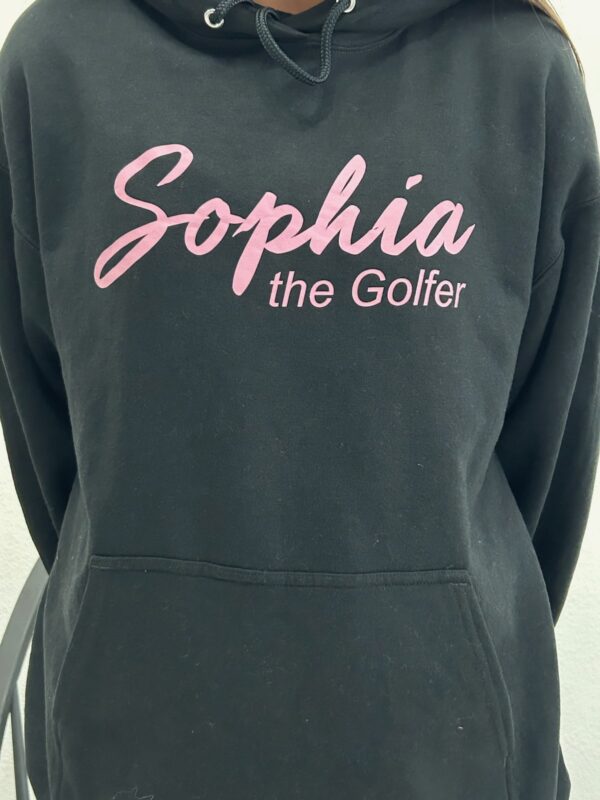 Sophia the Golfer Hoodie (Pink)