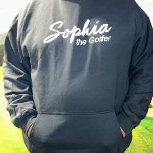 Sophia the Golfer Hoodie (White)